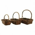 thumbnail image 1 of Wald 0447 Set Of 3 Stained Willow Baskets, 1 of 2