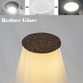 thumbnail image 4 of Kiven Led Light Cover,Lampshade Diffuser, 6.3in in Dia,Dark Brown Diffuser, LED Light Blocking Stickers for Recessed Light/Can Light, Table Lamp, Ceiling Light, Downlight, 4 of 5