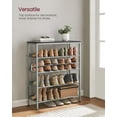 thumbnail image 3 of Organizador industrial ajustable de 5 niveles para zapateros VASAGLE, 3 of 9