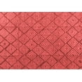 thumbnail image 1 of Ahgly Company Indoor Rectangle Abstract Red Modern Area Rugs, 2' x 5', 1 of 4
