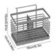 thumbnail image 3 of Escurridor de Utensilios de Cocina de Pared: Organizador de Cubiertos de Doble Compartimento con Bandeja Extraíble para Palillos, Cucharas, Tenedores y Espátulas., 3 of 6