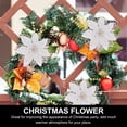 thumbnail image 4 of 6 piezas de árbol de Navidad flores flores artificiales, 4 of 7