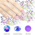 thumbnail image 5 of ZYNERY  18000pcs Flatback Rhinestones, 15 Mixed Color Jelly Rhinestones Round Shape Crystals Rhinestones for Crafts Nail Face Art Shoes Diamond Painting with Storage Box/Tweezers/Drill Pen (3mm), 5 of 7