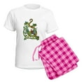 thumbnail image 5 of CafePress - Celtic Dragon 2 Women's Light Pajamas - Women's Short Sleeve Print T-Shirt and Pants Light Cotton Pajama Set, 5 of 7