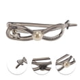 thumbnail image 2 of Unique Bargains 1 Pc Fashion Single Bead Hair Clips for Home Dark Gray Champagne, 2 of 5