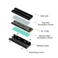 thumbnail image 4 of Disipador De Calor De Enfriamiento Enfriador de aluminio Disco duro de estado sólido M.2 Disipador de calor SSD para NVME 2280 (Negro), 4 of 6