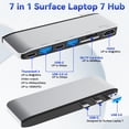 thumbnail image 2 of Estación de acoplamiento USB Yeemie Pro para Surface Laptop 7, 2 of 9