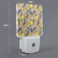 thumbnail image 2 of Pofeuu Lavender Flowers Print Night Lights Plug into Wall with Dusk-to-Dawn Light Sensor, LED Nightlight for Bathroom, Adult, Hallway-UK, 2 of 7
