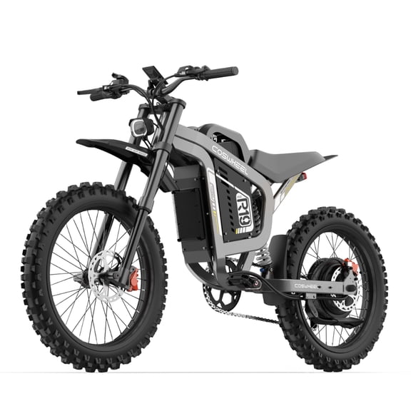 Electric Dirt Bike for Adults, 72V 40Ah, 75 Miles, 6000W Motor, 45MPH