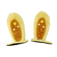 thumbnail image 3 of 2 piezas de decoración para casco con orejas de conejo, orejas de conejo, adherencia única para invierno, fácil de pegar. Marrón Amarillo, 3 of 8