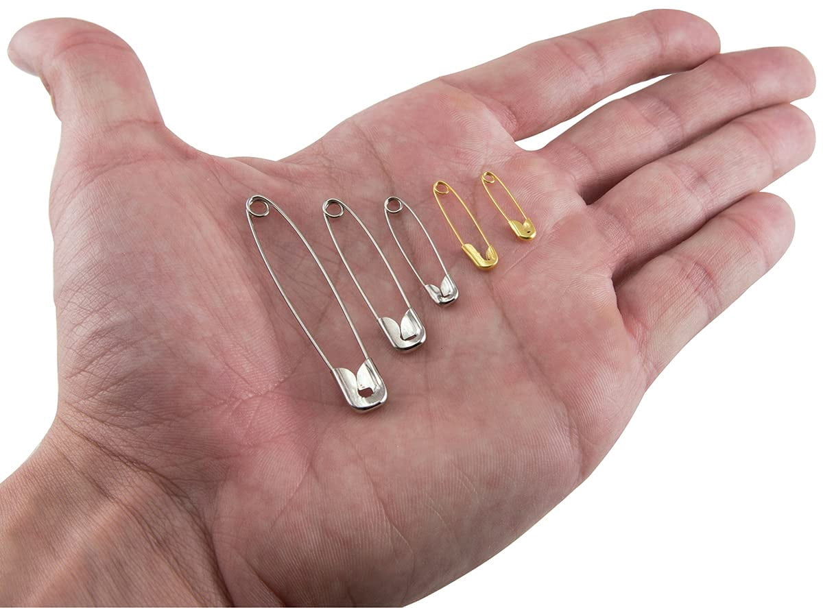 SINGER Assorted Safety Pins in a Resealable Container  225 Count (Pack of 20)