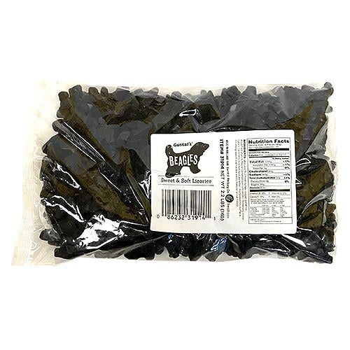 Gustaf's Beagles Sweet & Soft Licorice - 2.2 LB Bulk Bag