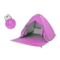 thumbnail image 3 of Beach Tent, up Tent, Beach Sun Protection, UPF 50 Lightweight up Windproof Pink, 3 of 8