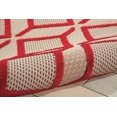 thumbnail image 6 of Nourison Aloha Indoor/Outdoor Casual Geometric Red 3'6" x 5'6" Area Rug, (4' x 6'), 6 of 7