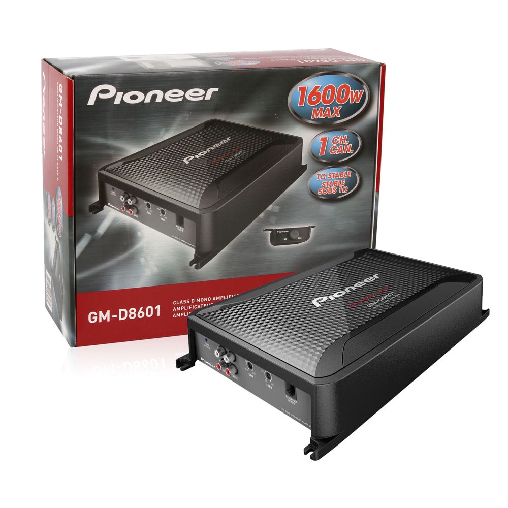 Pioneer GMD8601 4 Gauge 1600W Monoblock ClassD Car Amplifier