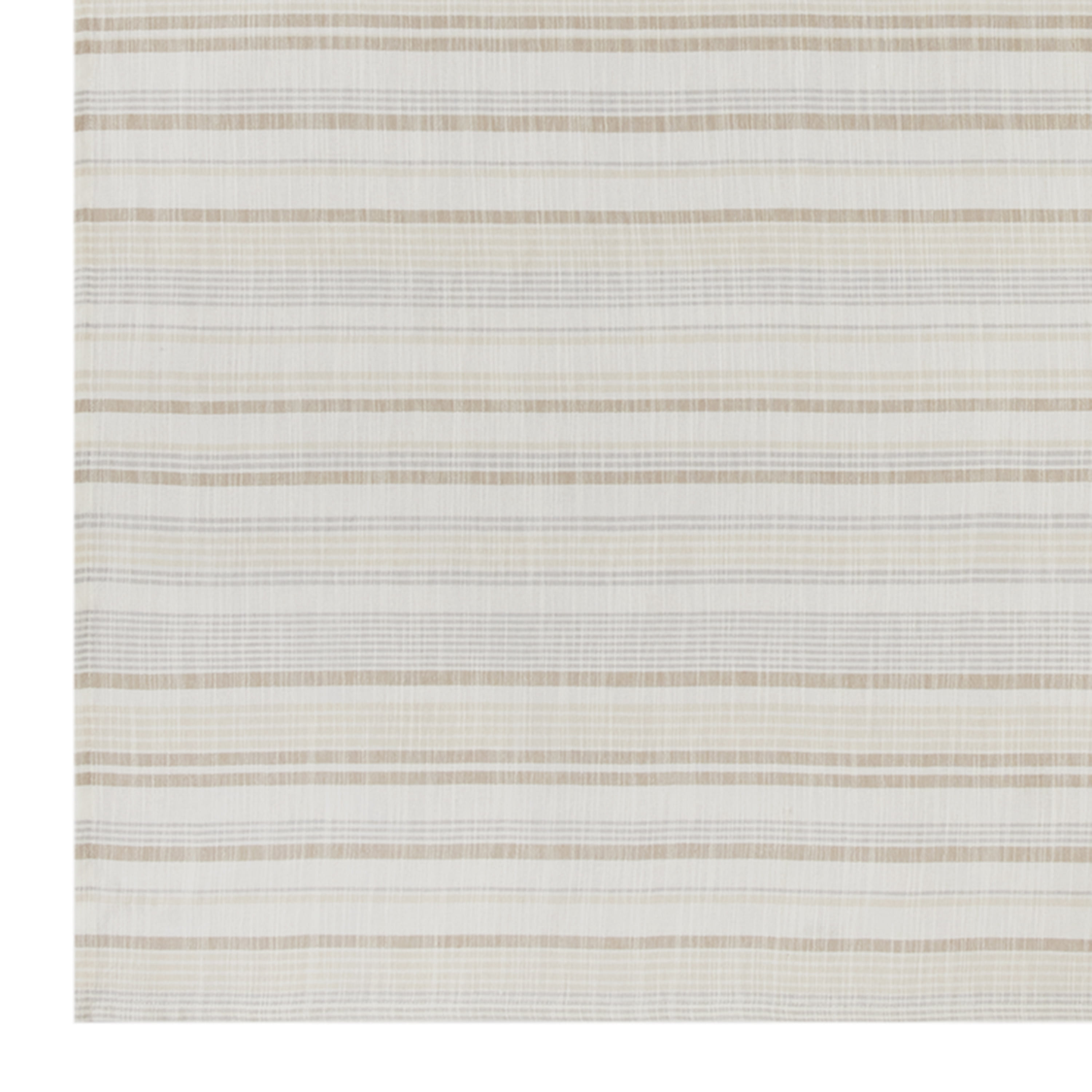 Better Homes & Gardens Natural Stripe Table Throw, 50 in x 50 in, Neutral, 100% Cotton
