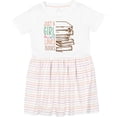 thumbnail image 3 of Inktastic Just a Girl Who Loves Books Reading Girls Toddler Dress, 3 of 5