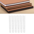 thumbnail image 1 of 100 Pcs Fil de Reliure A4 Capacité de 100 Feuilles Fil de Reliure 1/2 Po Diamètre 34 Double 3:1 Pas, 1 of 8