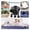 black, variant on 12V Inflation Air Bed Mattress with Nozzle Attachments for Outdoor Car Travel and Camping Adventures