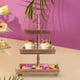 thumbnail image 1 of Soporte de bandeja escalonada, soporte de escritorio para repostería, soporte para servir comida, centros de mesa, 3 Leyer, soporte para aperitivos, , beige Macarena Bandeja de servir, 1 of 8