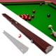 thumbnail image 4 of Estuche de Durable aleación de aluminio protectora con asa 3 ranuras Rojo kusrkot Caso de billar Snooker, 4 of 8