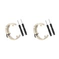 thumbnail image 3 of stanreset Silicone Replacement Band Durable Smartwatch Wrist Straps Exquisite Breathable Watch Strap Install Tools Watchband Beige Beige 2Set, 3 of 6