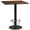 Walnut, variant on Emma + Oliver 36" Square Walnut Laminate Bar Table Top-24"RD Base/Foot Ring