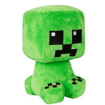 Minecraft Crafter Creeper Plush Stuffed Toy, Green, 10" Tall
