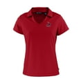 thumbnail image 2 of Women's Cutter & Buck Red St. Louis Cardinals Cooperstown Collection Daybreak Eco Recycled V-Neck Polo, 2 of 3
