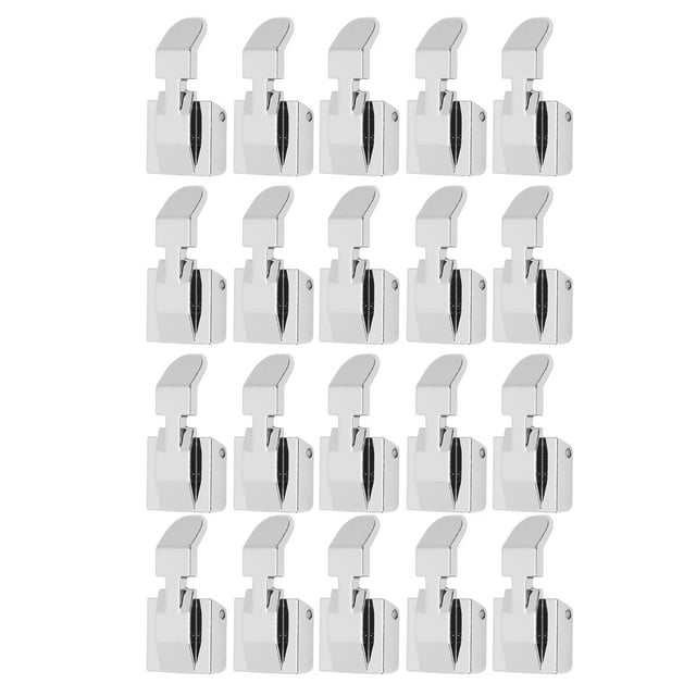 Pied-de-Biche 20 Pcs Presseur à Fermeture Éclair Invisible Pied-de-Biche Machine à Coudre Utilisation Pratique