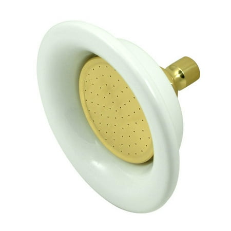 UPC 663370360206 product image for Kingston Brass P60PB 8 Inch Diameter Ceramic Shower Head - Polished Brass | upcitemdb.com
