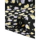 thumbnail image 5 of Blusa Floral Allegra K de Manga Larga Con Cuello Cuadrado Y Peplum Para Mujer Con Cinturón Negro M, 5 of 5