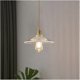thumbnail image 3 of Japanese Retro Style E27 Gold Iron Chandelier Small Lamp Hanging with Glass Shade for Indoor Decor, 3 of 4