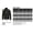 BLACK, variant on Little Donkey Andy Men's Quick-dry Running Jacket, Convertible UPF 50+ Cycling Jacket Windbreaker with Removable Sleeves Size XL