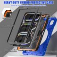 thumbnail image 6 of XYX Case for 11 inch iPad Pro 11 M4 2024 (A2837/A2836) with 360 Degree Rotating, Hand Strap, Shoulder Strap, Blue, 6 of 7