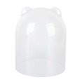 thumbnail image 3 of Makeup Brush Holder Organizer with Lid Desktop Rotating Dustproof Cosmetics Storage Container White, 3 of 5