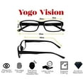 thumbnail image 3 of Yogo Vision 6-Pack Reading Glasses for Men and Women  Readers in 4 Frame Colors +1.75, 3 of 5