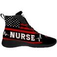 thumbnail image 4 of Aidianart Womens Nurse High Top Sneakers High Top Shoes Size 5, 4 of 5