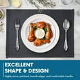 thumbnail image 3 of Lunfar Set of 12 Dinner Spoons, Stainless Steel Table Spoons, Flatware, 3 of 5