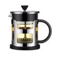 thumbnail image 2 of facefd Stainless Steel French Press Coffee Pot Heat Resistant Borosilicate Glass Tea Maker Machine with Strainer, 2 of 9