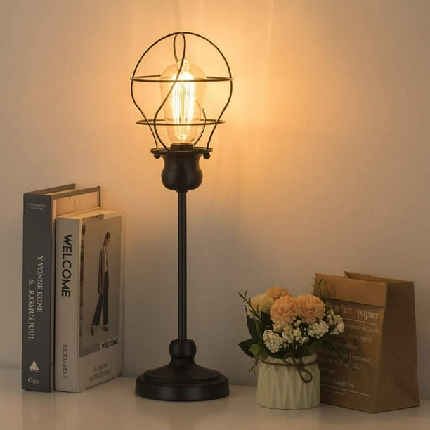 Vintage Table Lamp Modern Nightstand Lamp Simple Bedside Desk Lamp Walmart Com Walmart Com
