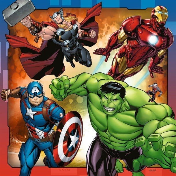 Ravensburger 3x49 Piece Puzzle Avengers 080403