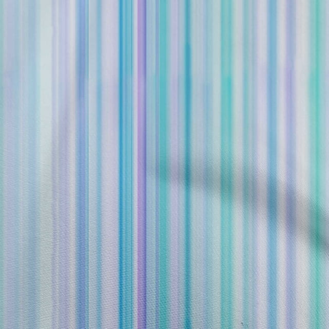 oneOone Cotton Cambric Light Blue Fabric Stripes Craft Projects Decor Fabric Printed By The Yard 56 Inch Wide