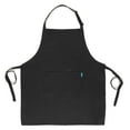 thumbnail image 2 of Generic 2-Pack Adjustable Waterproof Kitchen Aprons with Large Pockets, Unisex Black Design for Cooking, BBQ, and Crafting, 2 of 6