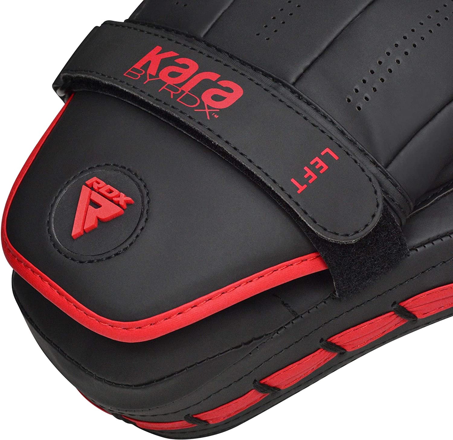 RDX Boxing Pads and Gloves Set, Maya Hide Leather KARA Hook and Jab Curved Focus Mitts with Punching Gloves for MMA, Muay Thai, Kickboxing Coaching, Martial Arts.
