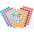thumbnail image 2 of Sunburst Systems 7068 Blank Multi-Colored Color Dot Coding Label Stickers, 3/4 Inch, 2400 Count, 2 of 12