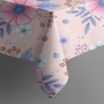 thumbnail image 4 of Pioneer Flower Floral Print Pattern Rectangle Tablecloth 60"x102", Waterproof Polyester Table Cloth, Wipeable Spillproof for Dining Camping Indoor Outdoor, 4 of 6