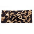 thumbnail image 2 of Diadema de ganchillo Minnieouse con Estampado de leopardo banda para la cabeza deportiva alta elasticidad, 2 of 6