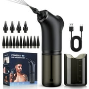 Ear Wax Removal Tool Ear Irrigation Flushing System, Ear Wax Water Removal Ear Wash Cleaner, Safe and Effective for Adults & Kids, Includes Basin, Replaceable Nozzle, Type-C Charging Cable