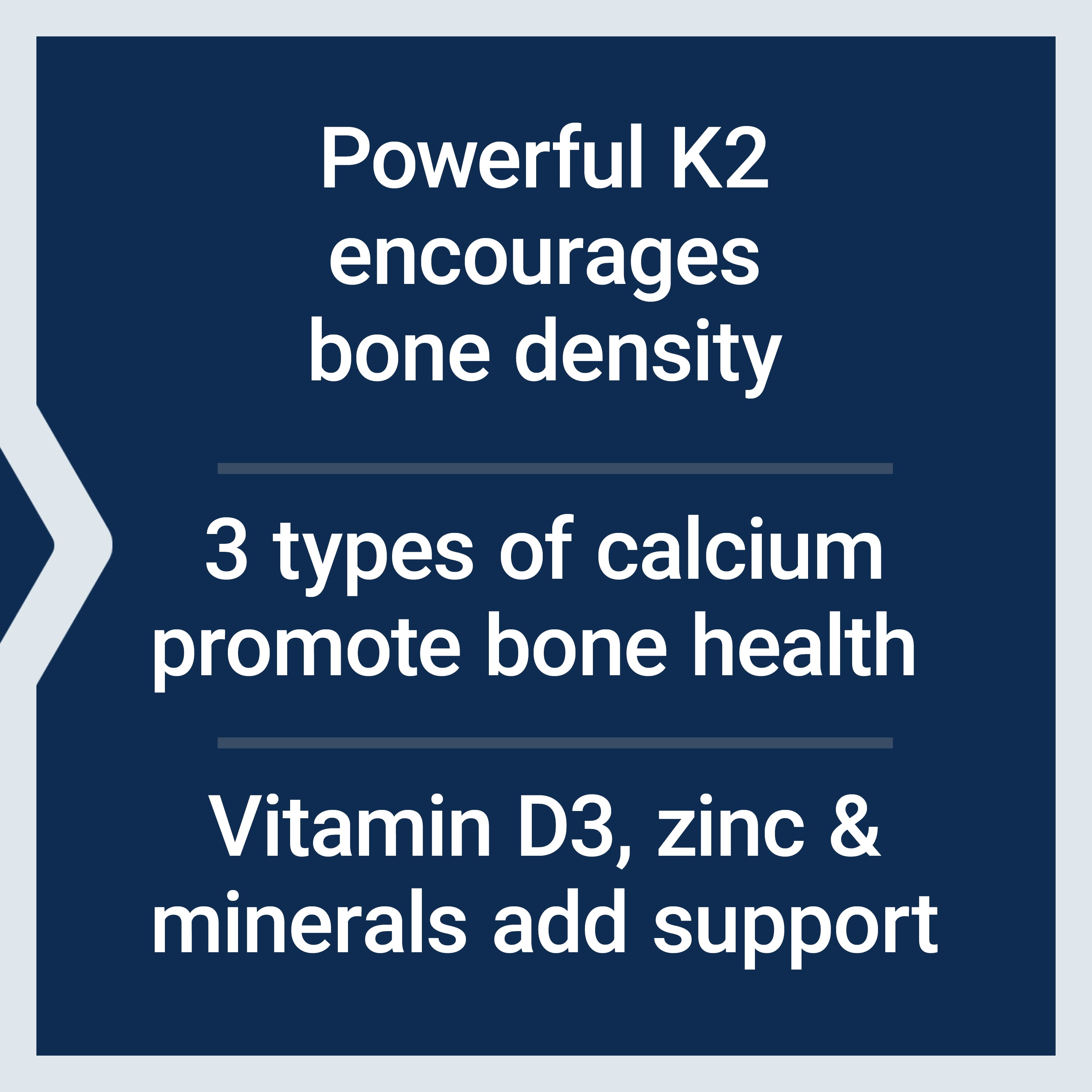 Life Extension Bone Restore Elite Calcium Supplement with Super Potent K2, calcium, vitamin D3, magnesium, boron, zinc, vitamin K2, for bone health, gluten-free, non-GMO, 120 capsules